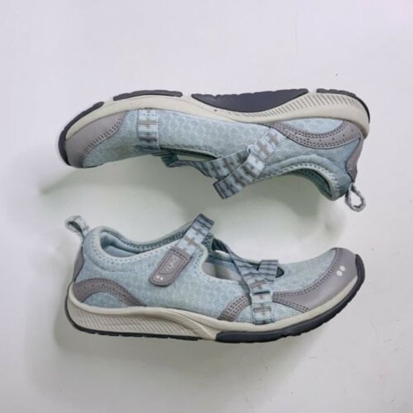 Womans Size 8 Ryka Kailee Maryjane Sneakers Shoes Mint Green & Gray - Picture 4 of 12